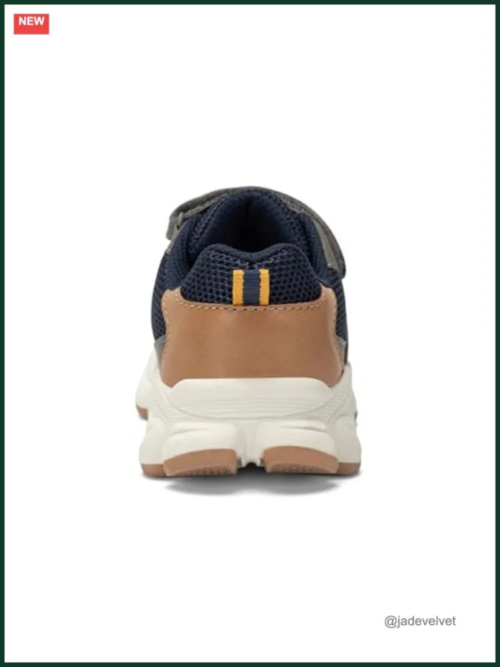 Hook & Loop Sneakers with Breathable PU Upper, Easy On/Off